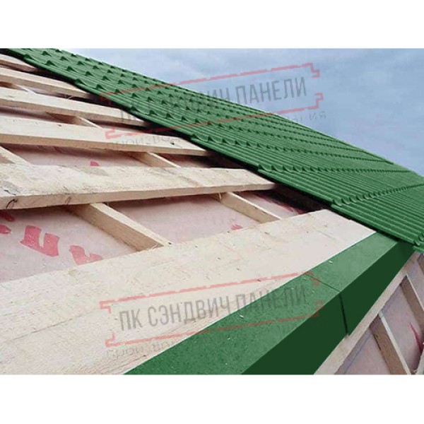 Планка карнизная 100х69х2000 ПЭ-6002-0.45