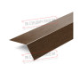 Планка карнизная 100х69х2000 ECOSTEEL-МореныйДуб-0.5