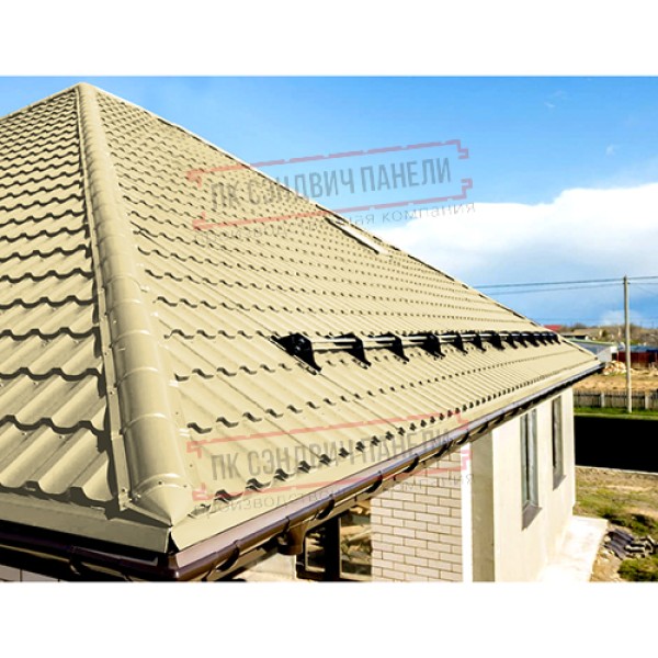 Планка конька круглого R110х2000 ПЭ-1014-0.45