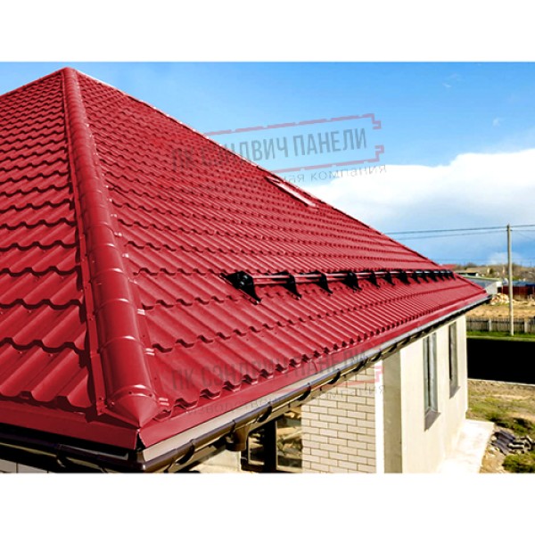 Планка конька круглого R110х2000 ПЭ-3020-0.45