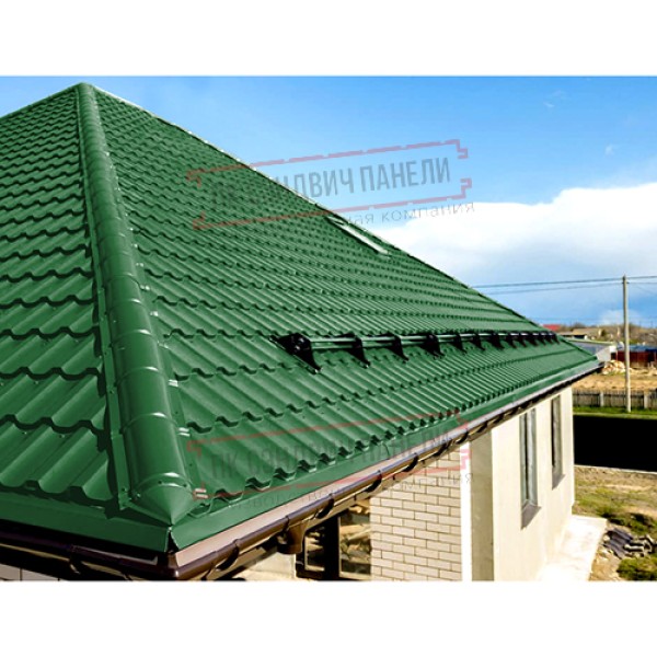 Планка конька круглого R110х2000 ПЭ-6002-0.45