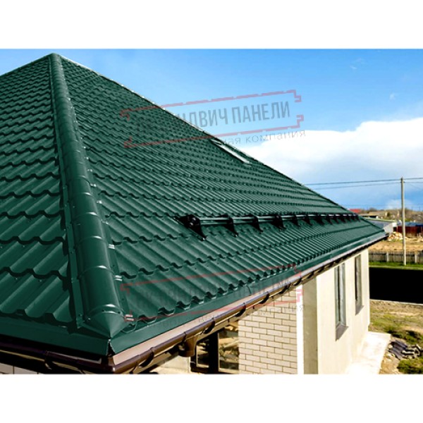 Планка конька круглого R110х2000 Viking-6005-0.45