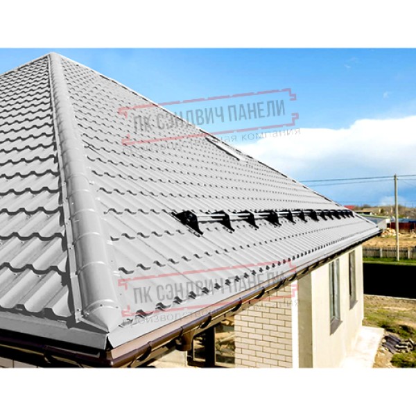 Планка конька круглого R110х2000 ПЭ-7047-0.5