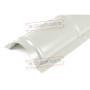 Планка конька круглого R110х2000 Norman ПЭ-9002-0.5