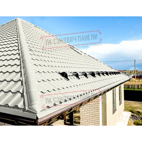 Планка конька круглого R110х2000 ПЭП-9003-0.45