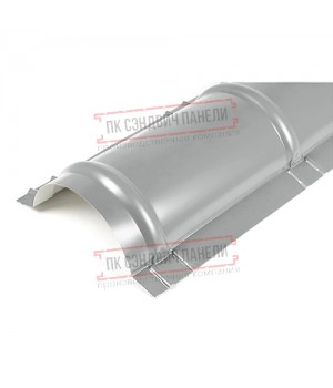Планка конька круглого R110х2000 Norman ПЭ-9006-0.5