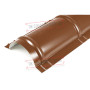 Планка конька круглого R110х2000 PURMAN-Argillite-0.5