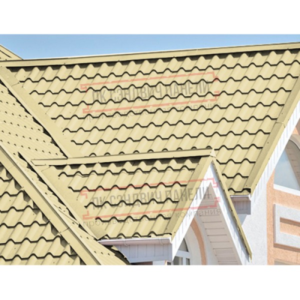 Планка конька плоского 190х190х2000 Norman ПЭ-1014-0.5