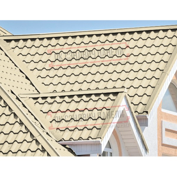 Планка конька плоского 190х190х2000 Norman ПЭ-1015-0.5