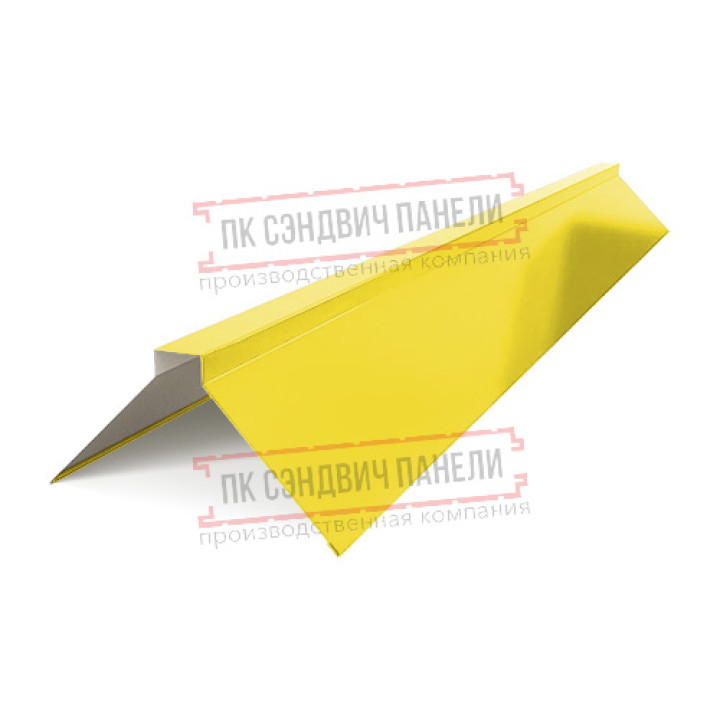 Планка конька плоского простая 115х115х2000 ПЭ-1018-0.45