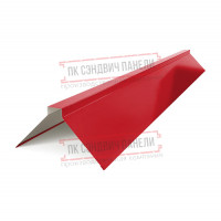 Планка конька плоского 190х190х2000 ПЭ-3020-0.5