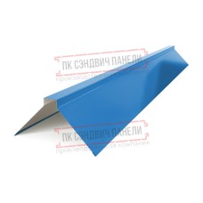 Планка конька плоского 150х150х2000 ПЭ-5015-0.45
