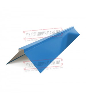 Планка конька плоского 120х120х2000 Norman ПЭ-5015-0.5