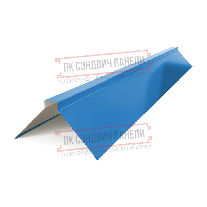 Планка конька плоского 120х120х2000 Norman ПЭ-5015-0.5