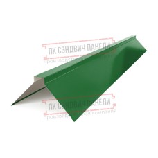 Планка конька плоского 190х190х2000 ПЭ-6002-0.5