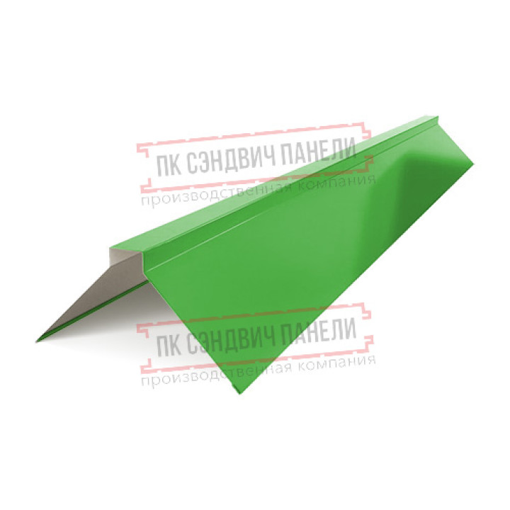 Планка конька плоского 120х120х2000 Norman ПЭ-6018-0.5