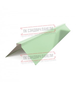 Планка конька плоского 120х120х2000 Norman ПЭ-6019-0.5