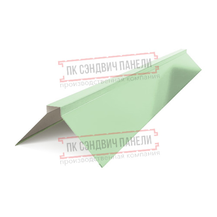 Планка конька плоского 120х120х2000 Norman ПЭ-6019-0.5