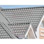 Планка конька плоского 150х150х2000 ПРМ-9006-0.5
