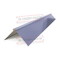 Планка конька плоского 120х120х2000 PURMAN-Galmei-0.5