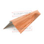 Планка конька плоского 190х190х2000 ECOSTEEL_T-Кедр-0.5
