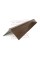 Планка конька плоского 150х150х2000 ECOSTEEL_MA-МореныйДуб-0.5