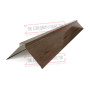Планка конька плоского 190х190х2000 ECOSTEEL-МореныйДуб-0.5