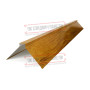 Планка конька плоского 190х190х2000 ECOSTEEL_T-ЗолотойДуб-0.5