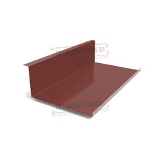 Планка примыкания нижняя 250х122х2000 ПЭ-3009-0.5