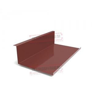 Планка примыкания нижняя 250х122х2000 ПЭ-3009-0.45