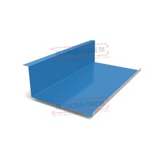 Планка примыкания нижняя 250х122х2000 ПЭ-5015-0.45