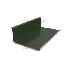 Планка примыкания нижняя 250х122х2000 Viking E-6007-0.5
