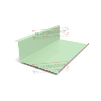 Планка примыкания нижняя 250х122х2000 Norman ПЭ-6019-0.5