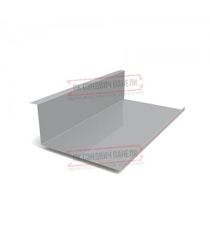 Планка примыкания нижняя 250х122х2000 ПЭ-7004-0.45