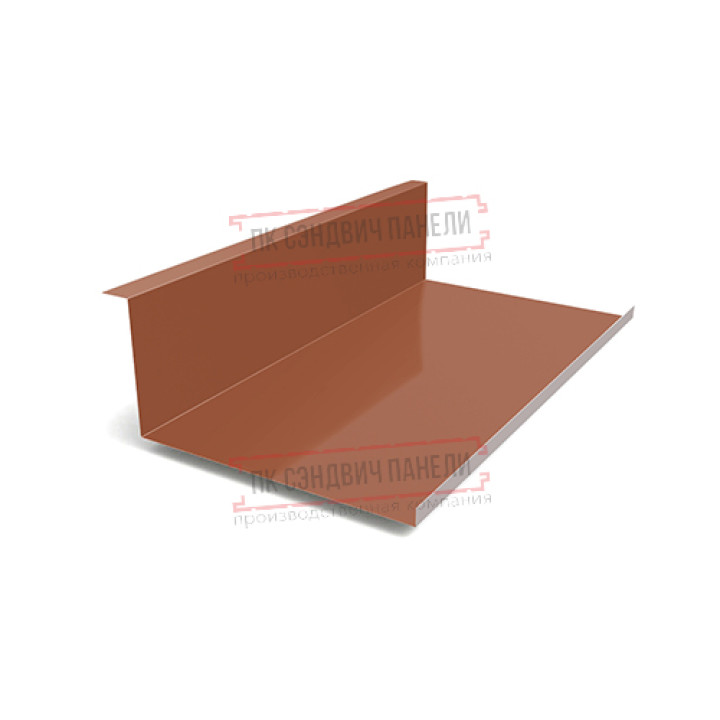Планка примыкания нижняя 250х122х2000 Norman ПЭ-8004-0.5
