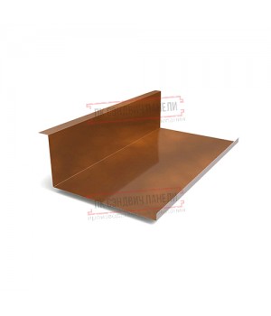 Планка примыкания нижняя 250х122х2000 КЛМА-Anticato-0.5