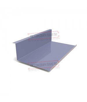 Планка примыкания нижняя 250х122х2000 PURMAN-Galmei-0.5