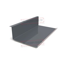 Планка примыкания нижняя 250х122х2000 PURETAN-RR23-0.5