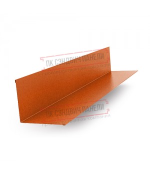 Планка примыкания верхняя 250х147х2000 AGNETA-CopperCopper-0.5