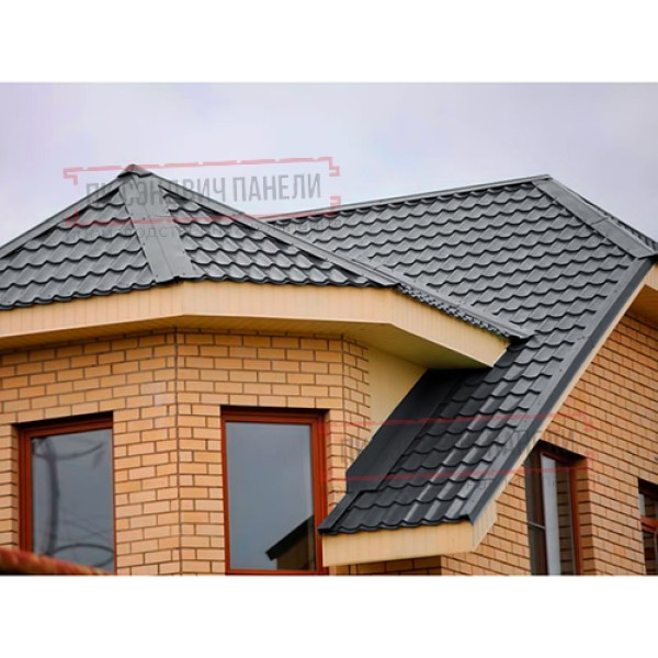 Планка примыкания верхняя 250х147х2000 PURETAN-RR23-0.5