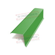 Планка торцевая 135х145х2000 Norman ПЭ-6018-0.5