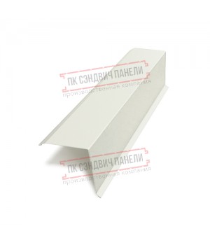 Планка торцевая 135х145х2000 Norman ПЭ-9003-0.5