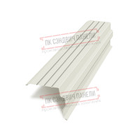 Планка торцевая 90х115х2000 ПЭ-9010-0.45