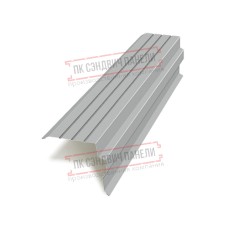 Планка торцевая 90х115х2000 ПЭ-9006-0.45