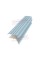 Планка торцевая 90х115х2000 ПРМ-Met.Blue-0.5