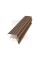 Планка торцевая 90х115х2000 ECOSTEEL_MA-МореныйДуб-0.5