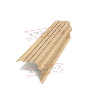 Планка торцевая 90х115х2000 ECOSTEEL-Сосна-0.5