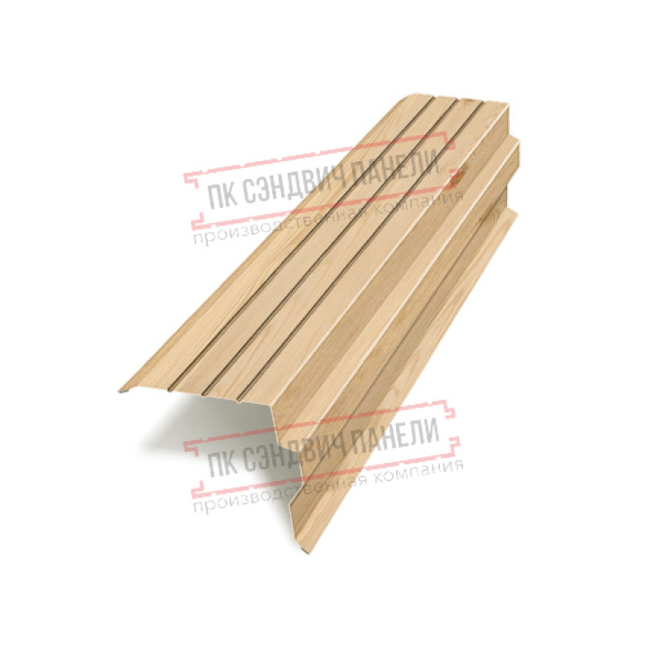 Планка торцевая 90х115х2000 ECOSTEEL_MA-Сосна-0.5