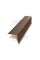 Планка торцевая 95х120х2000 ECOSTEEL-МореныйДуб-0.5