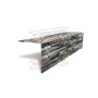Планка угла наружного 115х115х2000 ECOSTEEL-БелыйКамень-0.5